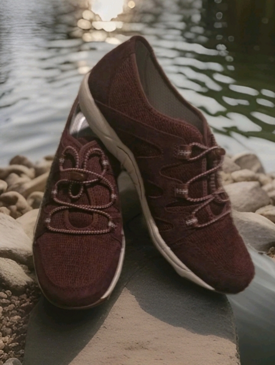 Dansko Shoes - DANSKO Womens Holland  Wine Suede& Mesh Sneaker EU 38 US 7.5.